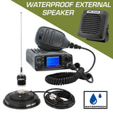 Rugged Radios Adventure Radio Kit - GMR25 Waterproof GMRS Mobile Radio Kit and External Speaker RK-GMR25-SPK