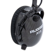 Rugged Radios AlphaBass Carbon Fiber Headset for STEREO and OFFROAD Intercoms