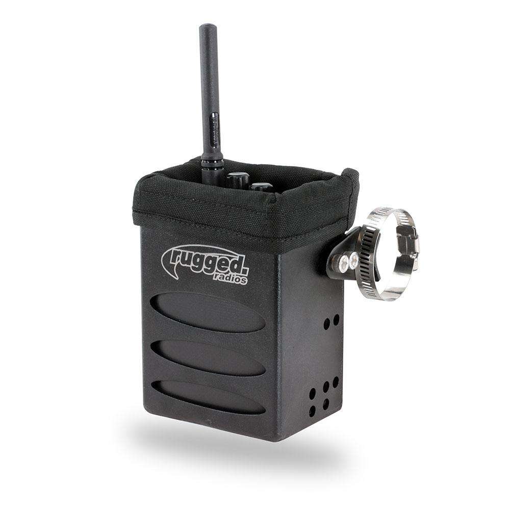 Aluminum Handheld Radio Box with Universal Mounting