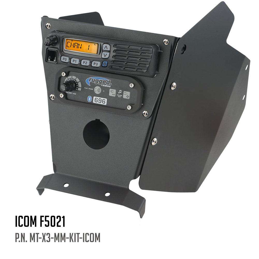 Rugged Radios Can-Am X3 Mounting Kit with Multi Mount and Side Panels