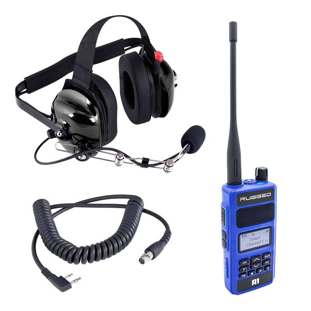  Spotter Headset and Radio Package