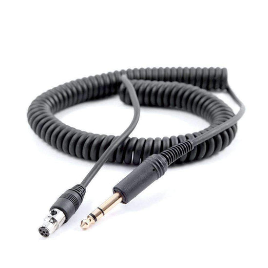 Rugged Radios Firetruck Intercom Headset Coil Cord for 1/4" Style Jacks & FHS Headset CC-1/4-FHS