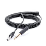 Rugged Radios Firetruck Intercom Headset Coil Cord for 1/4" Style Jacks & FHS Headset CC-1/4-FHS
