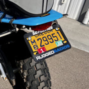 Rugged Radios Go Further Rugged Radios License Plate Frames for Cars, Trucks, and Motorcycles