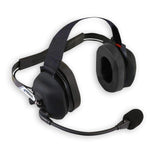 Rugged Radios H43 Rubberized Behind the Head (BTH) 2-Way Radio Headset H43-BLK-K