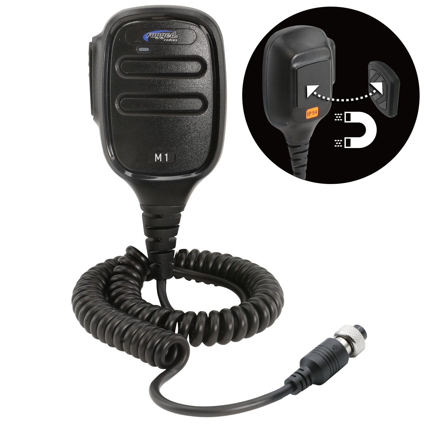 Hand Mic for M1 Mobile Radio with Scosche MagicMount