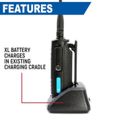 Rugged Radios High Capacity Battery for RDH-X / ABH7 Handheld Radio 3600mAh BAT-RDHX-XL