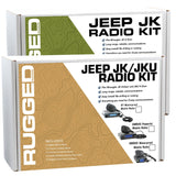 Rugged Radios Jeep Wrangler JK and JKU Two-Way GMRS Mobile Radio Kit JKU-GMR25