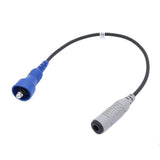 Rugged Radios Male OFFROAD Straight Cable to Female STX STEREO or TRAX Stereo Intercom Adapter CS-OFF-M-STX-F