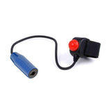Rugged Radios Motorcycle RACE Push to Talk (PTT) Velcro Mount with Nexus Jack PTT-MC-VM