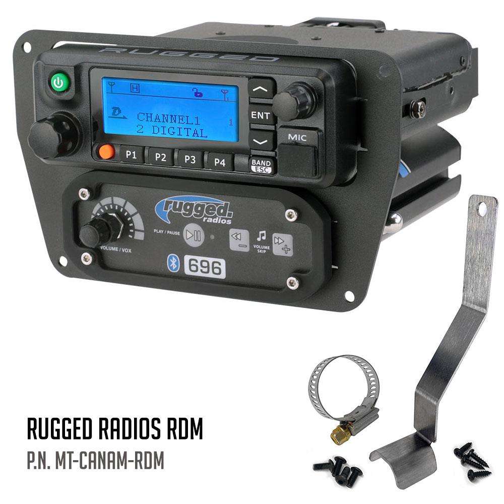 Rugged Radios Can-Am Commander Intercom and Radio Mount