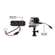 Rugged Radios Music Input and Audio Record Connect Cable for Intercom AUX Port CS-MUSIC-REC