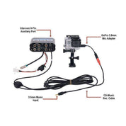 Rugged Radios Music Input and Audio Record Connect Cable for Intercom AUX Port CS-MUSIC-REC