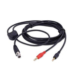 Rugged Radios Music Input and Audio Record Connect Cable for Intercom AUX Port CS-MUSIC-REC