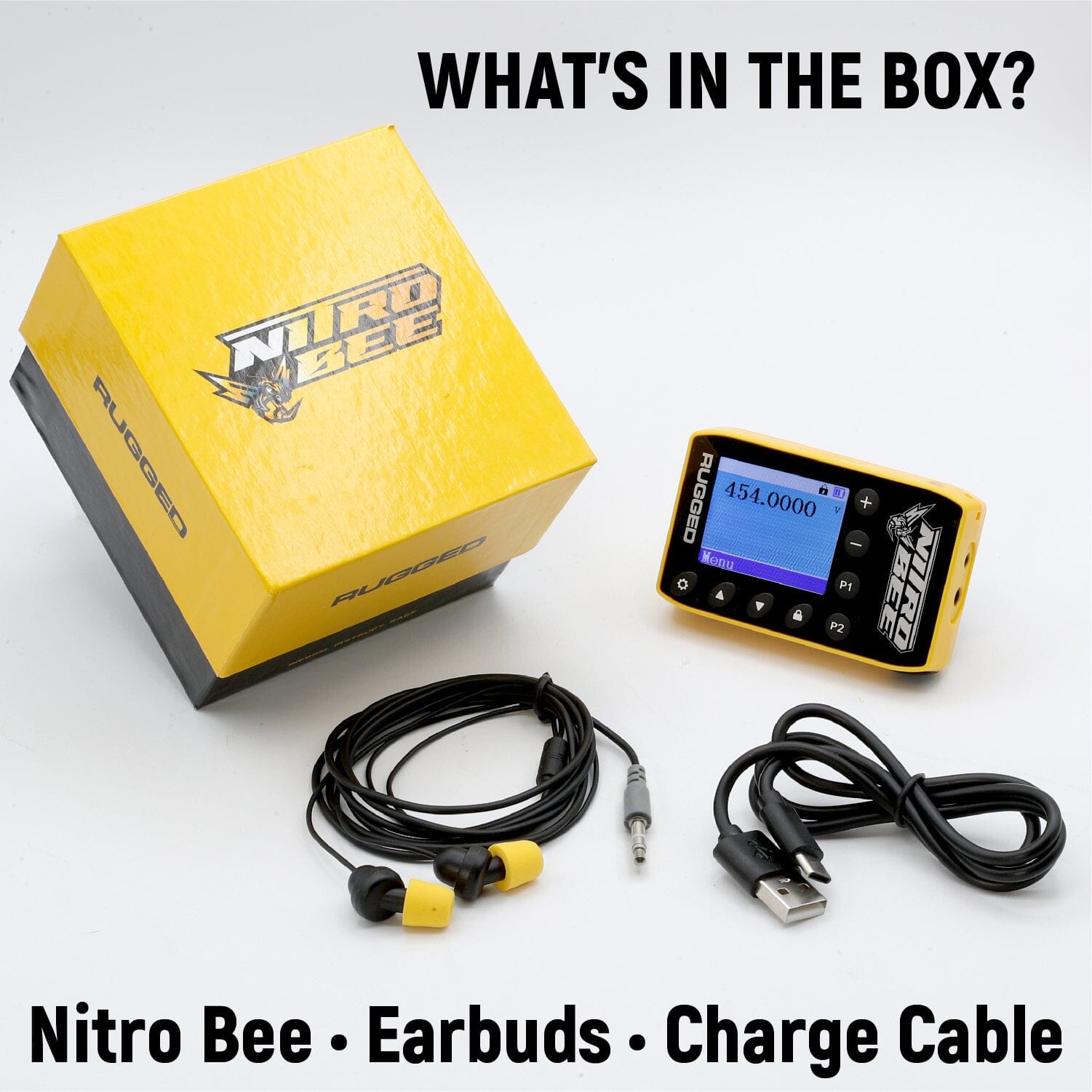 Rugged Radios Nitro Bee Xtreme UHF Race Receiver NITRO-BEE-X