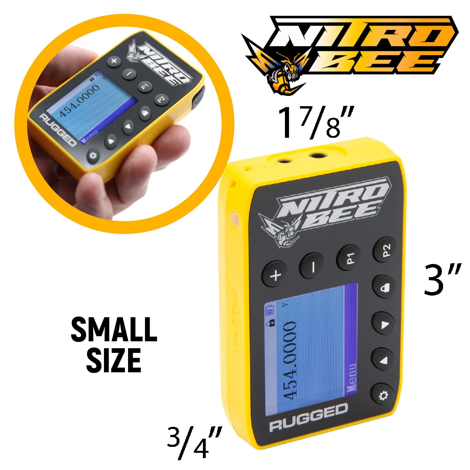 Rugged Radios Nitro Bee Xtreme UHF Race Receiver NITRO-BEE-X