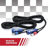Rugged Radios OFFROAD 12' RACE SERIES Straight Cable to Intercom Driver and Co-Driver CS-OFF-RACE-KIT