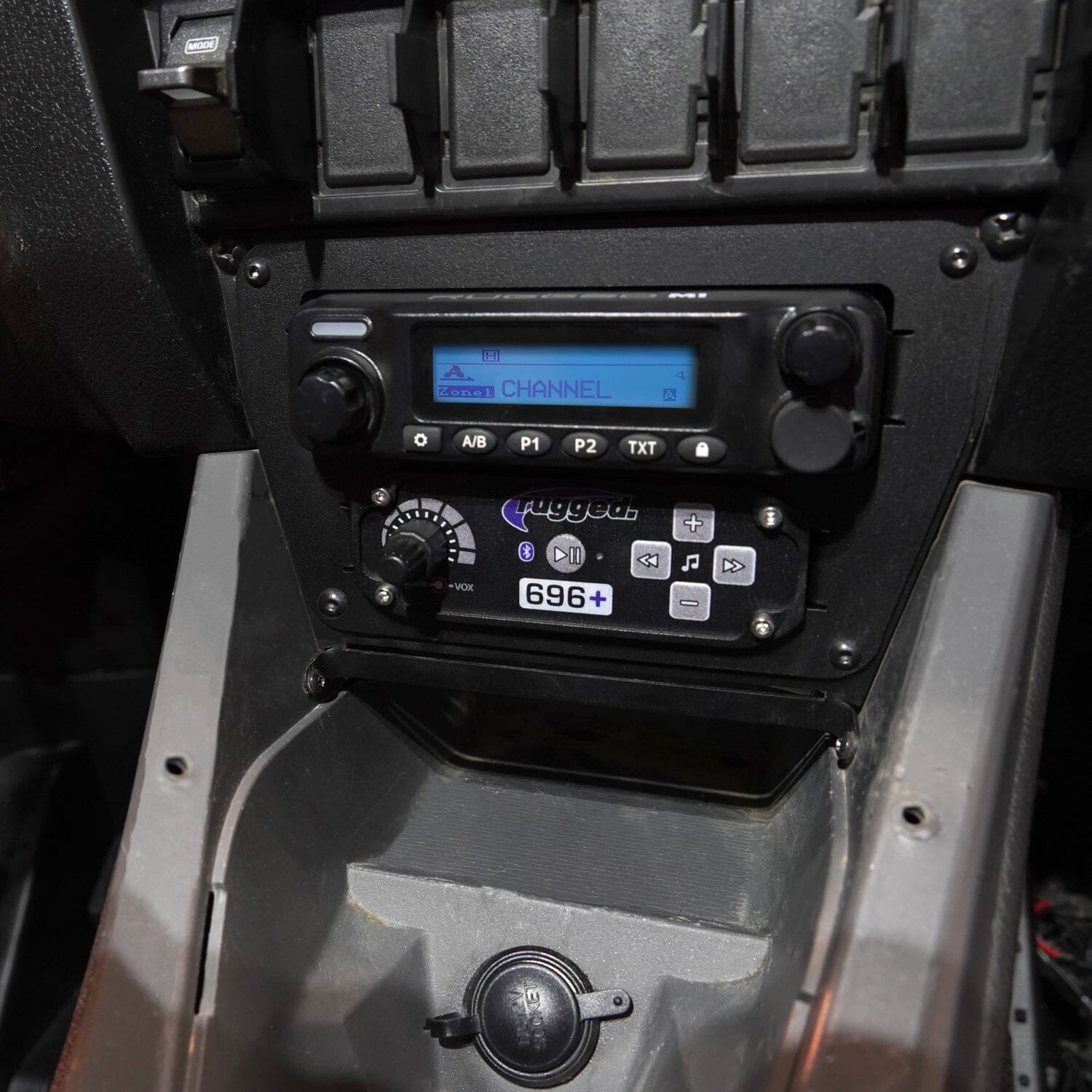 Rugged Radios Polaris RZR PRO XP, RZR Turbo R, and RZR PRO R Dash Mount Radio and Intercom