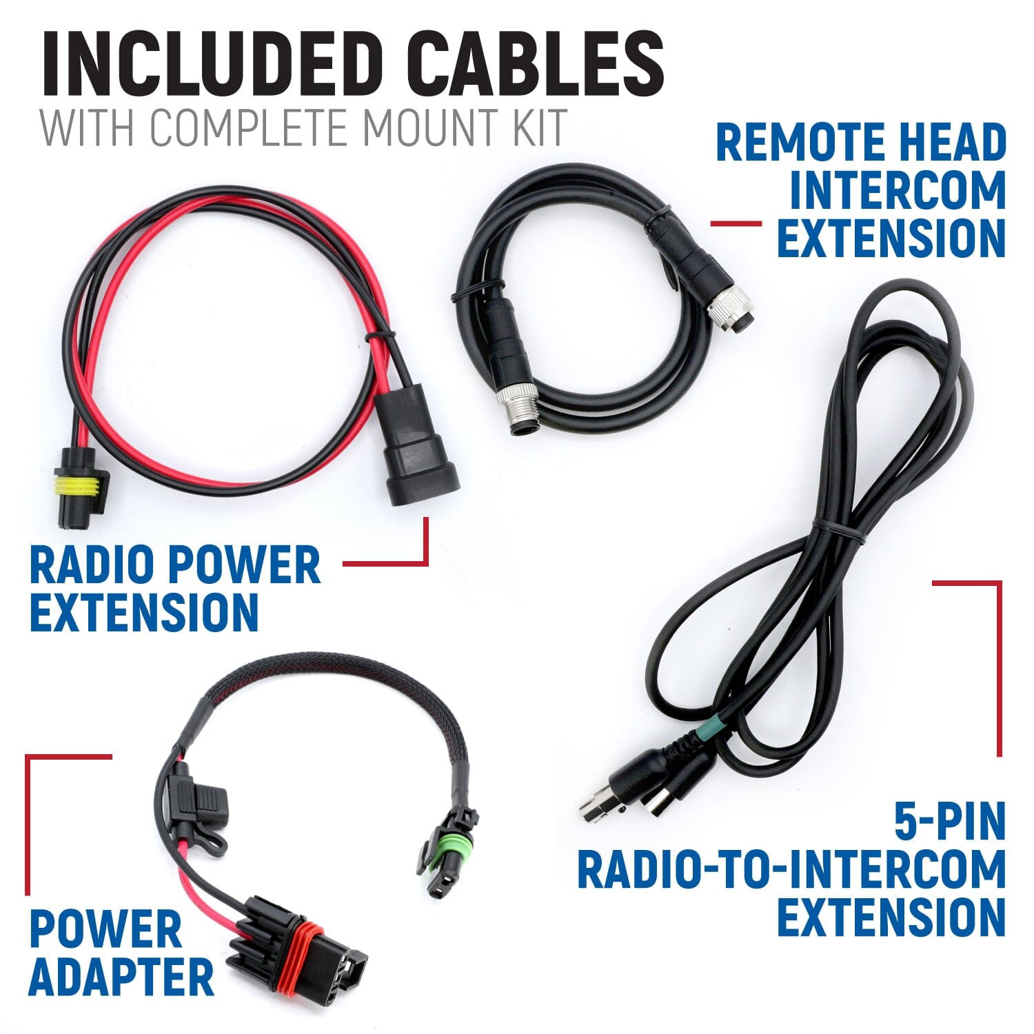 Rugged Radios Polaris Xpedition - Radio and Remote Head Intercom Mount Kit