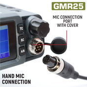 Rugged Radios Radio Kit - GMR25 Waterproof GMRS Band Mobile Radio with Antenna RK-GMR25