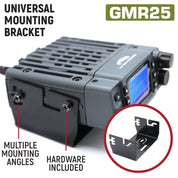 Rugged Radios Radio Kit - GMR25 Waterproof GMRS Band Mobile Radio with Antenna RK-GMR25