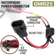 Rugged Radios Radio Kit - GMR25 Waterproof GMRS Band Mobile Radio with Antenna RK-GMR25