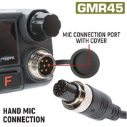 Rugged Radios Radio Kit - GMR45 High Power GMRS Band Mobile Radio with Antenna RK-GMR45