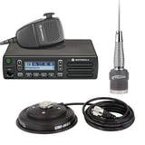 Rugged Radios Radio Kit - Motorola CM300D Digital Business Band Mobile Radio with Antenna RK-MOTO-V