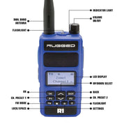 Rugged Radios Radio Kit - R1 Business Band Digital Analog Handheld RK-R1