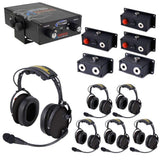 Rugged Radios Fire Safety Industrial Dual Radio Intercom 6 Place with Pump Panel Kit with RRP800 800-6P-OTH-PP