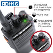 Rugged Radios Rugged RDH16 Digital and Analog Handheld Radio