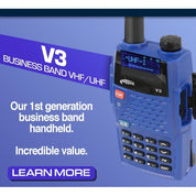 Rugged Radios Rugged V3 Business Band Handheld Radio - Analog Only V3