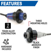 Rugged Radios Single Headset / Helmet Jack Flush Mount