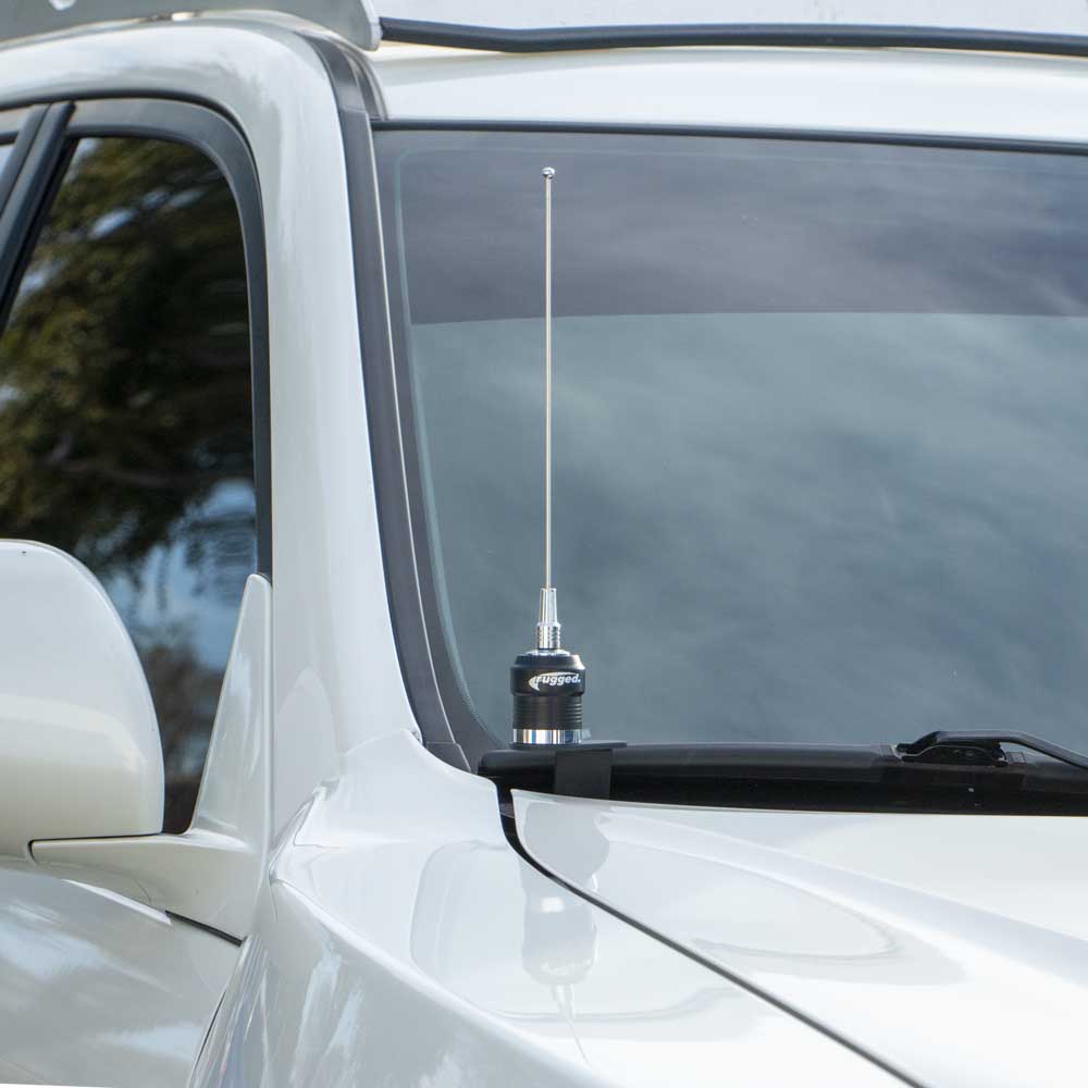 Rugged Radios Toyota A-Pillar Antenna Mount for Tacoma - 4Runner - Tundra - Lexus