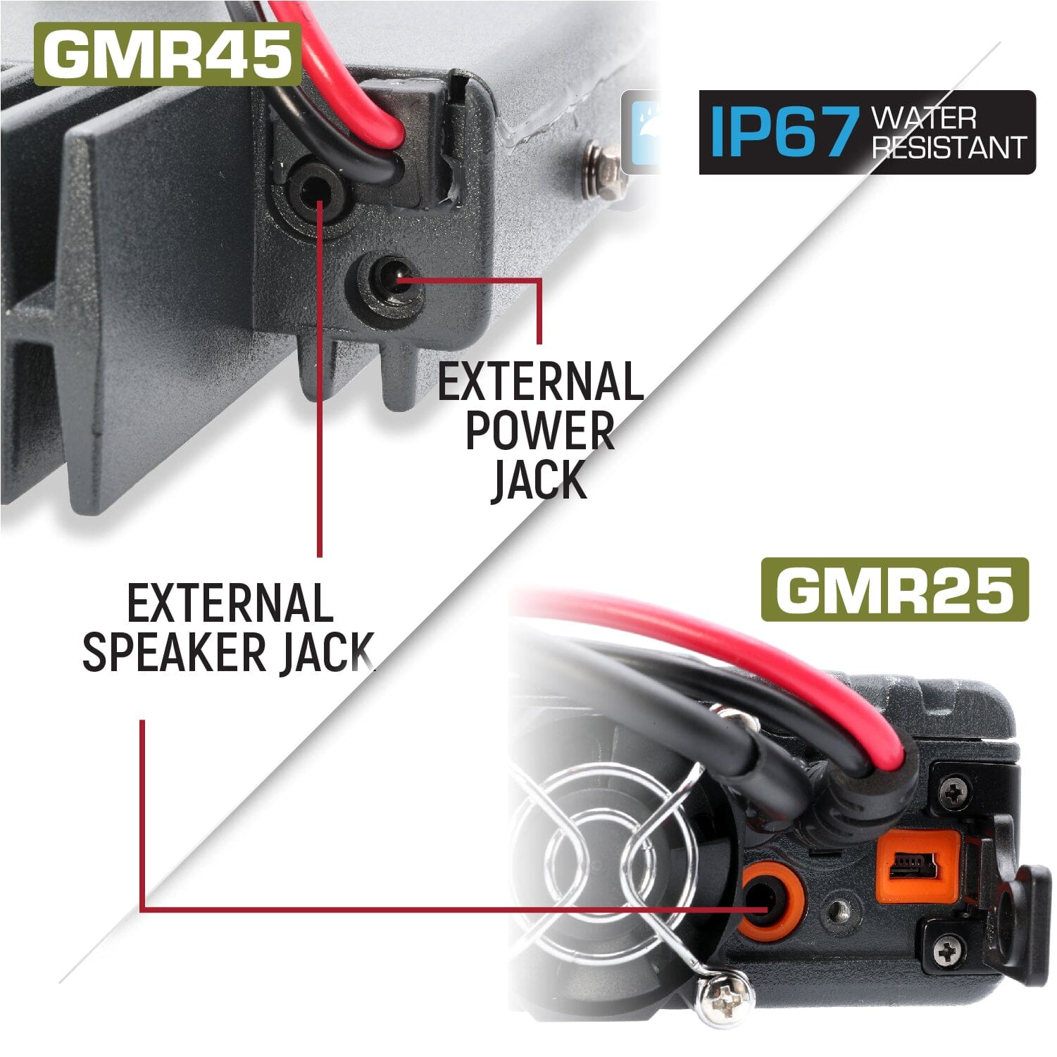 Rugged Radios Toyota Tacoma, 4Runner, Lexus Two-Way GMRS Mobile Radio Kit