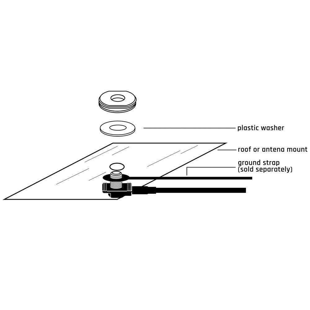 Rugged Radios UNI-MAG Universal NMO or Magnetic Antenna Mount UNI-MAG