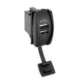 Rugged Radios USB Rocker Switch Hub with 4.2 Amp Outlet SW-RS-USB