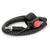 Rugged Radios Velcro Mount Steering Wheel Push to Talk (PTT) with Quick Disconnect for Intercoms PTT-VM2-QD