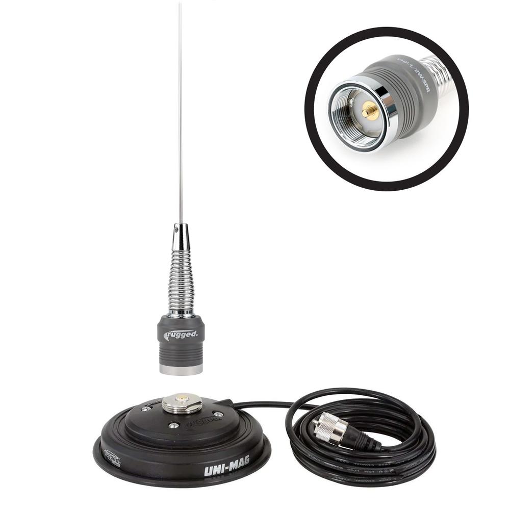 2 Wave No Ground Plane (NGP) Antenna & Magnetic Mount