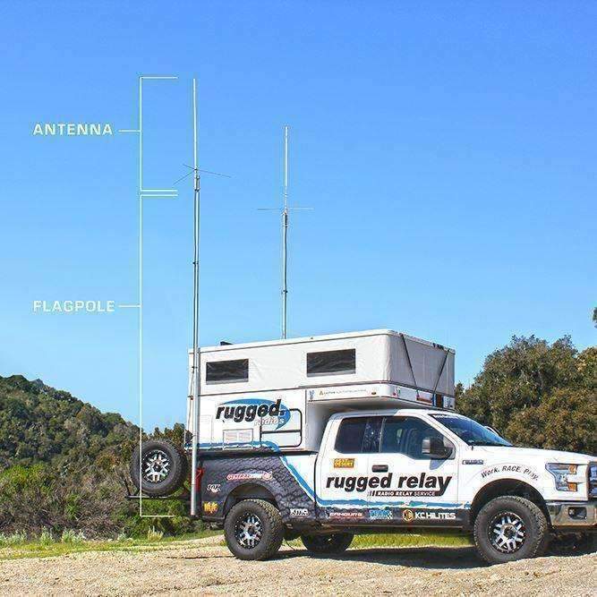 Rugged Radios VHF Fiberglass Base Camp Antenna VHF-BASE