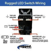 Rugged Radios Waterproof Rocker Switch for Rugged Communication Systems SW-RS-COM