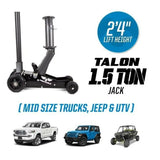 Gato todoterreno Pro Eagle de 1,5 toneladas con ruedas grandes y gran altura libre - Talon con extensión de 8 pulgadas