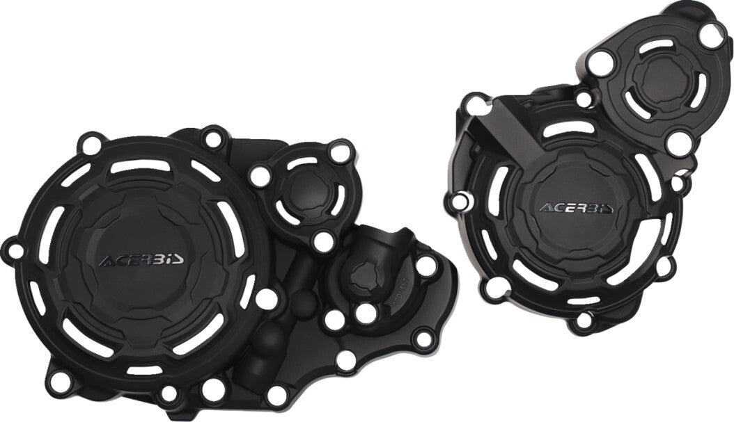 Acerbis X-Power Engine Cover Kit Black #2983330001 for Suzuki DRZ400