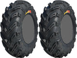 Pair 2 GBC Dirt Devil 25x12-9 ATV Tire Set 25x12x9 25-12-9