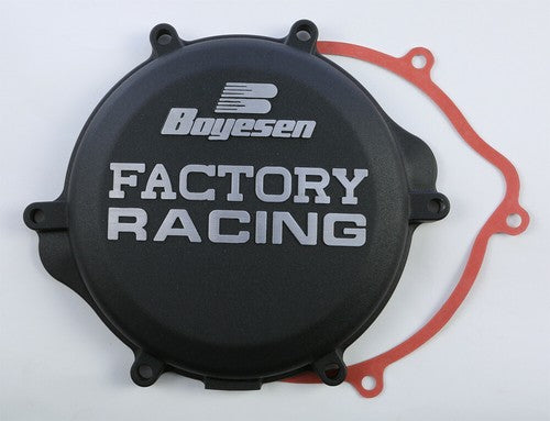 Boyesen Factory Clutch Cover Black for Suzuki RM125 1998-2007 CC-21AB