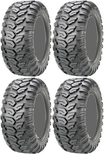 Four 4 Maxxis Ceros ATV Tires Set 2 Front 26x9-12 & 2 Rear 26x11-12 MU07