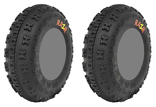 Pair 2 Maxxis Razr 21x7-10 ATV Tire Set 21x7x10 4 Ply 21-7-10