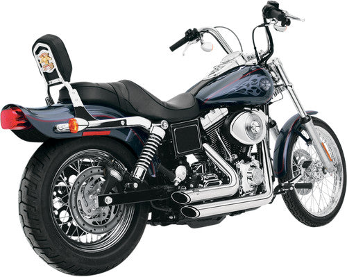 Vance & Hines ShortShots Staggered Exhaust Chrome for 91-05 Harley Davidson Dyna
