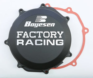 Boyesen Factory Clutch Cover Black Yamaha YZ450F WR450F YZ450FX CC-38CB