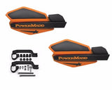 Powermadd Star Series Hand Guards Black Orange Kawasaki KFX 400 700 All Years